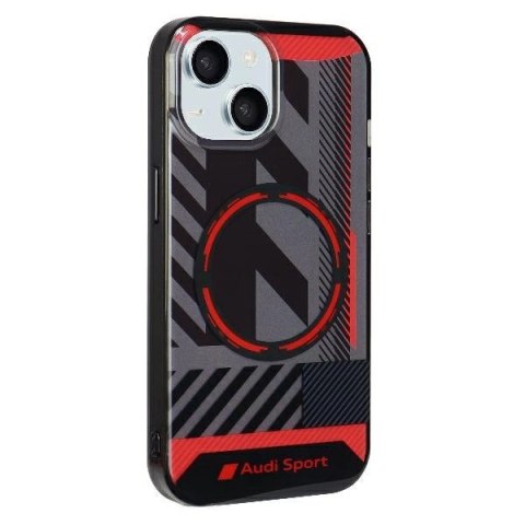 Etui Audi IML Sport MagSafe Case na iPhone 15 / 14 / 13 6.1" - czarne