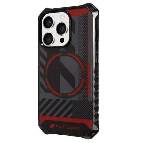 Etui Audi IML Sport MagSafe Case na iPhone 15 Pro Max 6.7" - czarne