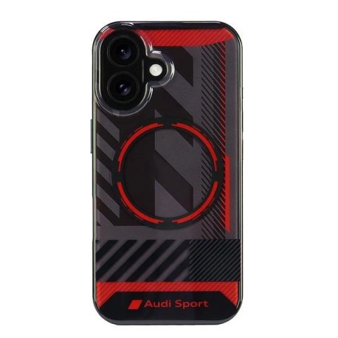 Etui Audi IML Sport MagSafe na iPhone 16 6.1" - czarne
