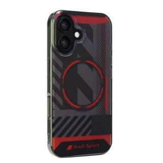Etui Audi IML Sport MagSafe na iPhone 16 6.1" - czarne