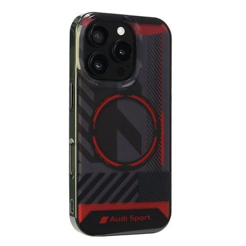 Etui Audi IML Sport MagSafe na iPhone 16 Pro 6.3" - czarne Etui Audi IML Sport MagSafe na iPhone 16 Pro 6.3" - czarne
