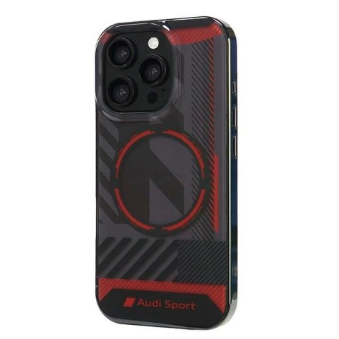 Etui Audi IML Sport MagSafe na iPhone 16 Pro 6.3" - czarne Etui Audi IML Sport MagSafe na iPhone 16 Pro 6.3" - czarne