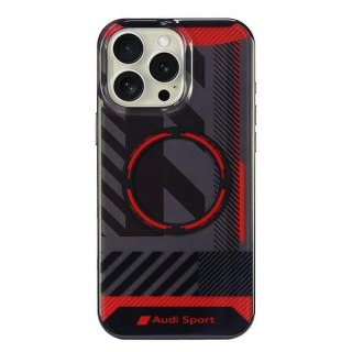 Etui Audi IML Sport MagSafe na iPhone 16 Pro Max 6.9" - czarne