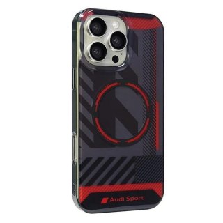 Etui Audi IML Sport MagSafe na iPhone 16 Pro Max 6.9" - czarne