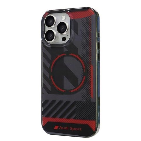 Etui Audi IML Sport MagSafe na iPhone 16 Pro Max 6.9" - czarne