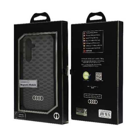 Etui Audi IML Stitching Pattern MagSafe Case na Samsung Galaxy S24 - czarne