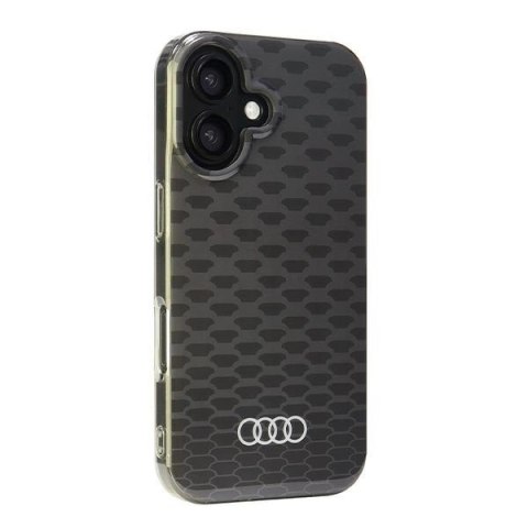 Etui Audi IML Stitching Pattern MagSafe na iPhone 16 6.1" - czarne