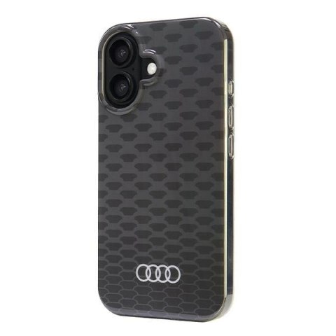 Etui Audi IML Stitching Pattern MagSafe na iPhone 16 6.1" - czarne