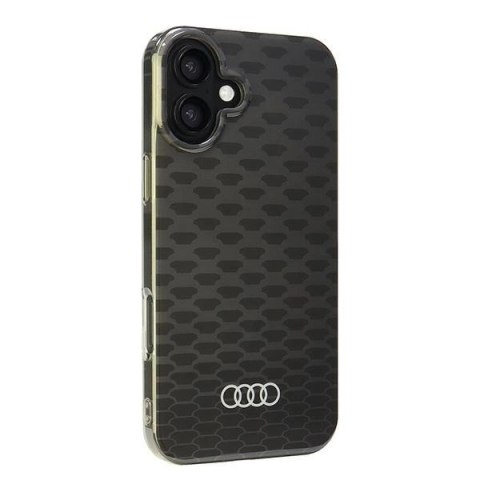 Etui Audi IML Stitching Pattern MagSafe na iPhone 16 Plus 6.7" - czarne Etui Audi IML Stitching Pattern MagSafe na iPhone 16 Plus 6.7" - czarne