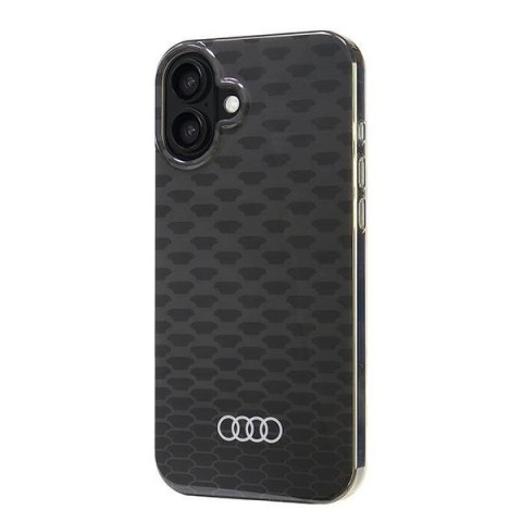 Etui Audi IML Stitching Pattern MagSafe na iPhone 16 Plus 6.7" - czarne Etui Audi IML Stitching Pattern MagSafe na iPhone 16 Plus 6.7" - czarne