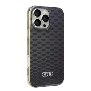 Etui Audi IML Stitching Pattern MagSafe na iPhone 16 Pro Max 6.9" - czarne