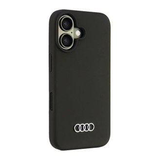 Etui Audi Silicone Case na iPhone 16 6.1" - czarne