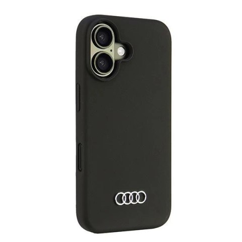 Etui Audi Silicone Case na iPhone 16 6.1" - czarne