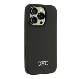 Etui Audi Silicone Case na iPhone 16 Pro 6.3" - czarne