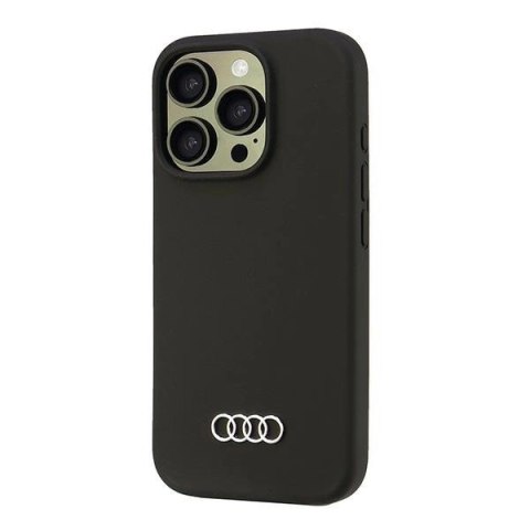 Etui Audi Silicone Case na iPhone 16 Pro 6.3" - czarne