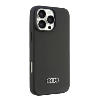 Etui Audi Silicone Case na iPhone 16 Pro Max 6.9" - czarne