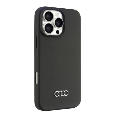 Etui Audi Silicone Case na iPhone 16 Pro Max 6.9" - czarne
