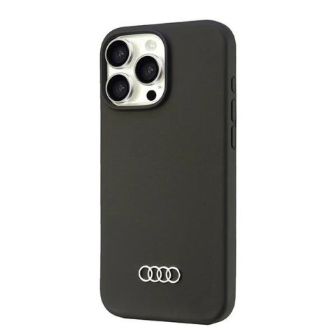 Etui Audi Silicone Case na iPhone 16 Pro Max 6.9" - czarne