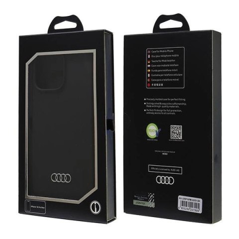 Etui Audi Silicone Case na iPhone 16 Pro Max 6.9" - czarne