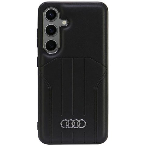 Etui Audi Synthetic Leather MagSafe na Samsung Galaxy S24 - czarne Etui Audi Synthetic Leather MagSafe na Samsung Galaxy S24 - czarne