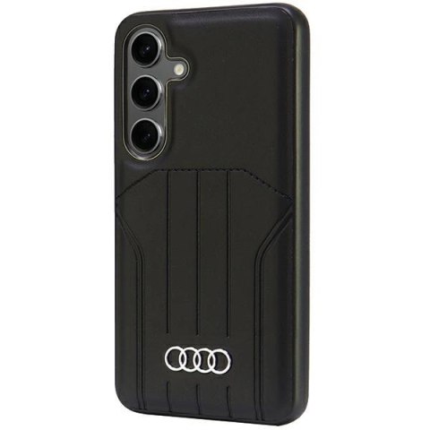 Etui Audi Synthetic Leather MagSafe na Samsung Galaxy S24 - czarne Etui Audi Synthetic Leather MagSafe na Samsung Galaxy S24 - czarne