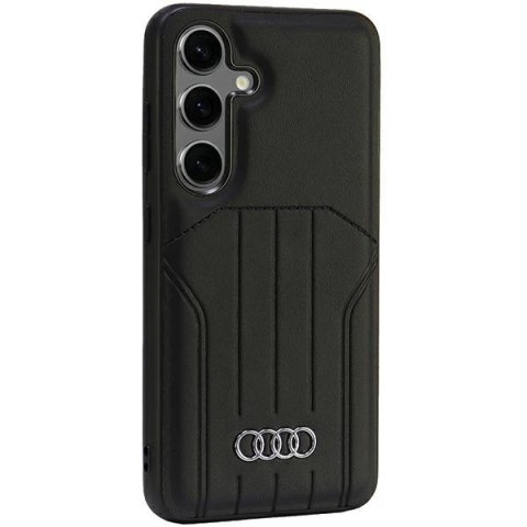 Etui Audi Synthetic Leather MagSafe na Samsung Galaxy S24 - czarne Etui Audi Synthetic Leather MagSafe na Samsung Galaxy S24 - czarne