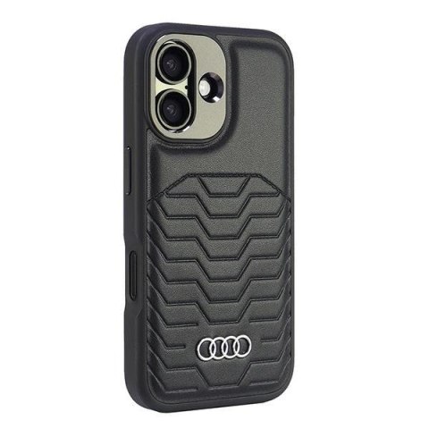 Etui Audi Synthetic Leather MagSafe na iPhone 16 Plus 6.7" - czarne Etui Audi Synthetic Leather MagSafe na iPhone 16 Plus 6.7" - czarne