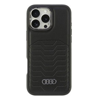 Etui Audi Synthetic Leather MagSafe na iPhone 16 Pro Max 6.9" - czarne