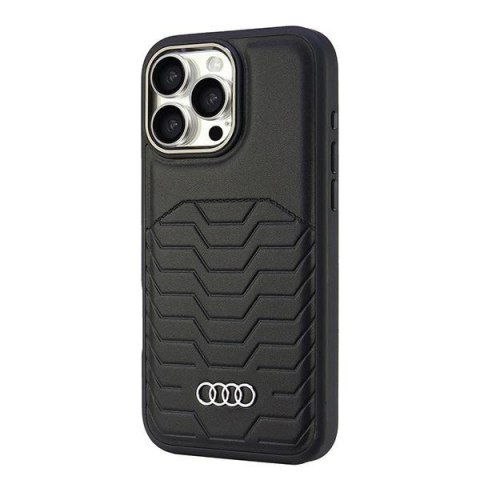 Etui Audi Synthetic Leather MagSafe na iPhone 16 Pro Max 6.9" - czarne Etui Audi Synthetic Leather MagSafe na iPhone 16 Pro Max 6.9" - czarne