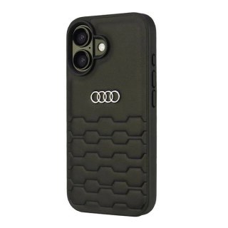 Etui Audi Synthetic Leather na iPhone 16 6.1" - czarne