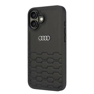 Etui Audi Synthetic Leather na iPhone 16 Plus 6.7" - czarne