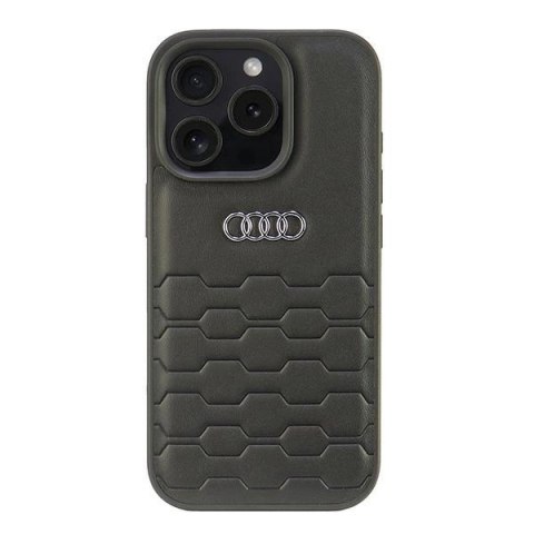 Etui Audi Synthetic Leather na iPhone 16 Pro 6.3" - czarne Etui Audi Synthetic Leather na iPhone 16 Pro 6.3" - czarne
