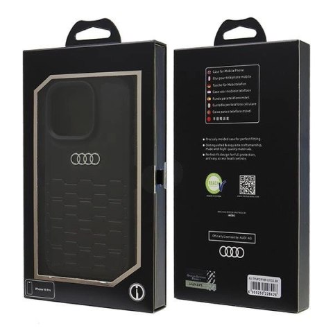 Etui Audi Synthetic Leather na iPhone 16 Pro 6.3" - czarne Etui Audi Synthetic Leather na iPhone 16 Pro 6.3" - czarne