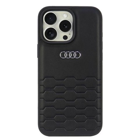 Etui Audi Synthetic Leather na iPhone 16 Pro Max 6.9" - czarne Etui Audi Synthetic Leather na iPhone 16 Pro Max 6.9" - czarne