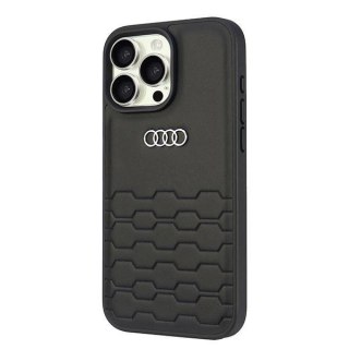 Etui Audi Synthetic Leather na iPhone 16 Pro Max 6.9" - czarne