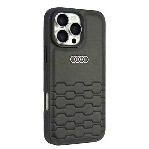 Etui Audi Synthetic Leather na iPhone 16 Pro Max 6.9" - czarne Etui Audi Synthetic Leather na iPhone 16 Pro Max 6.9" - czarne
