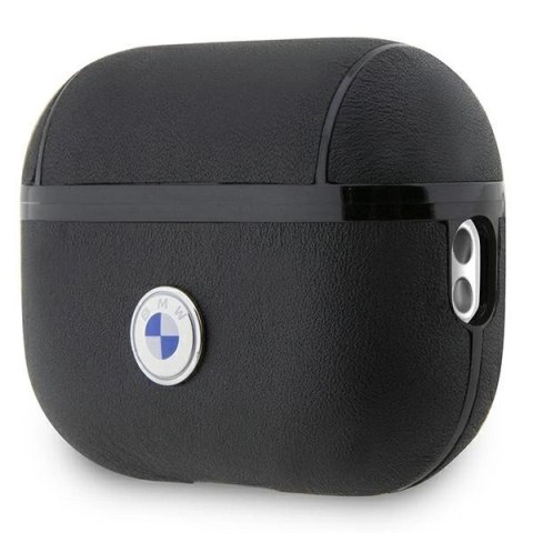 Etui BMW Geniune Leather Silver Logo na AirPods Pro 2 (2022/2023) - czarne Etui BMW Geniune Leather Silver Logo na AirPods Pro 2 (2022/2023) - czarne