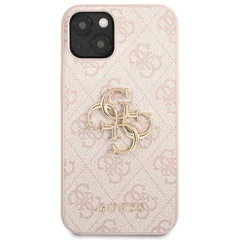 Etui Guess 4G Big Metal Logo na iPhone 13 / 14 / 15 6.1" - różowe Etui Guess 4G Big Metal Logo na iPhone 13 / 14 / 15 6.1" - różowe