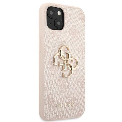 Etui Guess 4G Big Metal Logo na iPhone 13 / 14 / 15 6.1" - różowe Etui Guess 4G Big Metal Logo na iPhone 13 / 14 / 15 6.1" - różowe