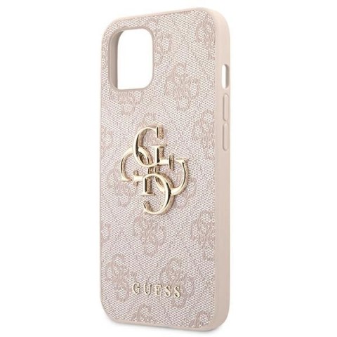 Etui Guess 4G Big Metal Logo na iPhone 13 / 14 / 15 6.1" - różowe Etui Guess 4G Big Metal Logo na iPhone 13 / 14 / 15 6.1" - różowe