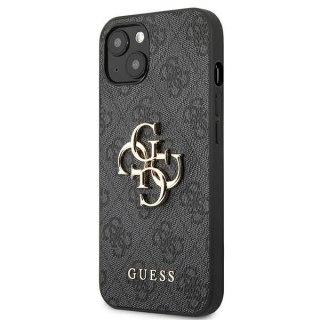 Etui Guess 4G Big Metal Logo na iPhone 13 / 14 / 15 6.1" - szare