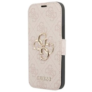 Etui Guess 4G Big Metal Logo na iPhone 13 Pro Max 6,7" - różowe