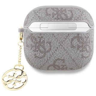 Etui Guess 4G Charm Collection na AirPods 4 - różowe