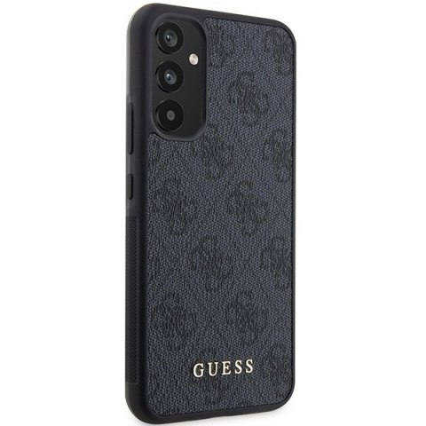 Etui Guess 4G Metal Gold Logo na Samsung Galaxy A34 5G - szare Etui Guess 4G Metal Gold Logo na Samsung Galaxy A34 5G - szare