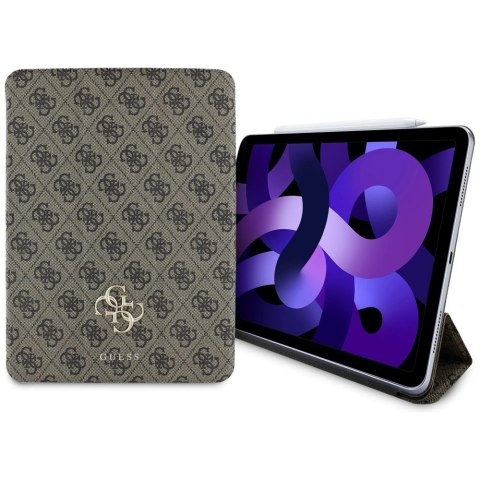 Etui Guess Magnetic 4G Big Logo na iPad Air 11" 2024 - brązowe Etui Guess Magnetic 4G Big Logo na iPad Air 11" 2024 - brązowe