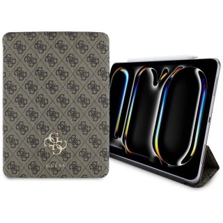 Etui Guess Magnetic 4G Big Logo na iPad Pro 11" 2024 - brązowe