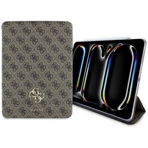 Etui Guess Magnetic 4G Big Logo na iPad Pro 11" 2024 - brązowe