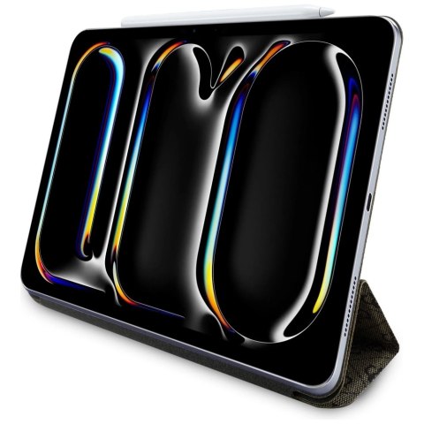 Etui Guess Magnetic 4G Big Logo na iPad Pro 11" 2024 - brązowe