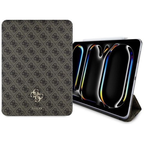 Etui Guess Magnetic 4G Big Logo na iPad Pro 13" 2024 - brązowe Etui Guess Magnetic 4G Big Logo na iPad Pro 13" 2024 - brązowe