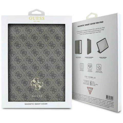 Etui Guess Magnetic 4G Big Logo na iPad Pro 13" 2024 - brązowe Etui Guess Magnetic 4G Big Logo na iPad Pro 13" 2024 - brązowe